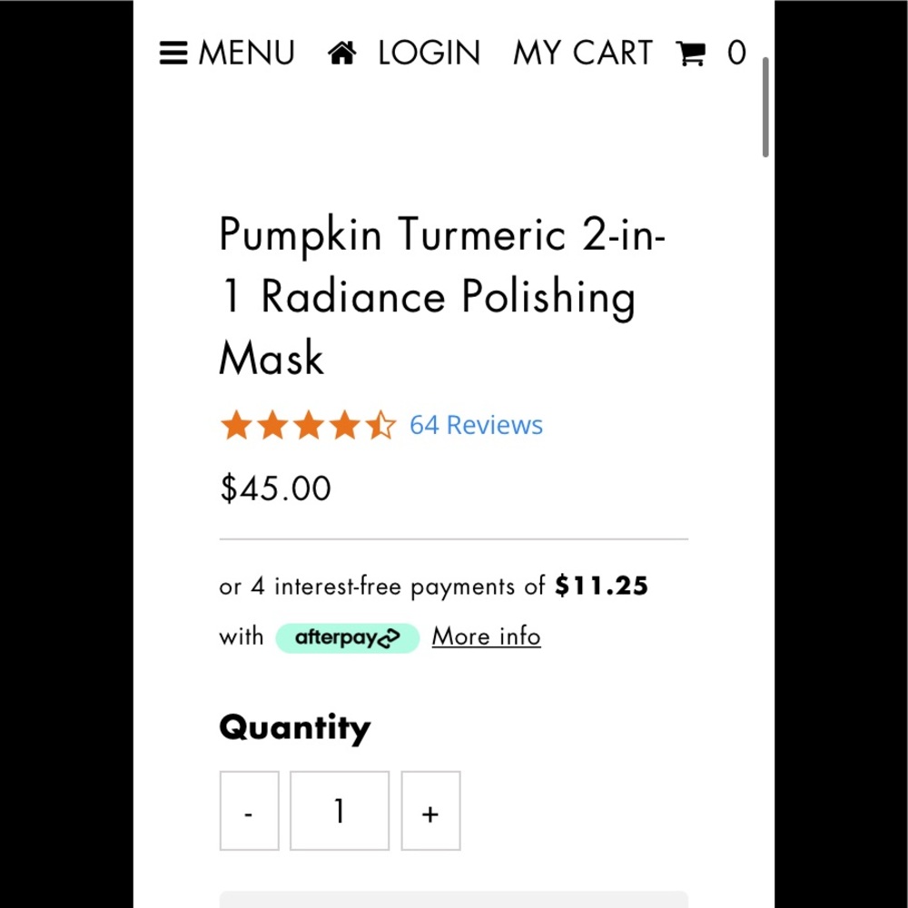 Yensa Pumpkin Tumeric 2-in-1 Radiance Polishing Superfood Face Mask Full Size - Picture 3 of 8